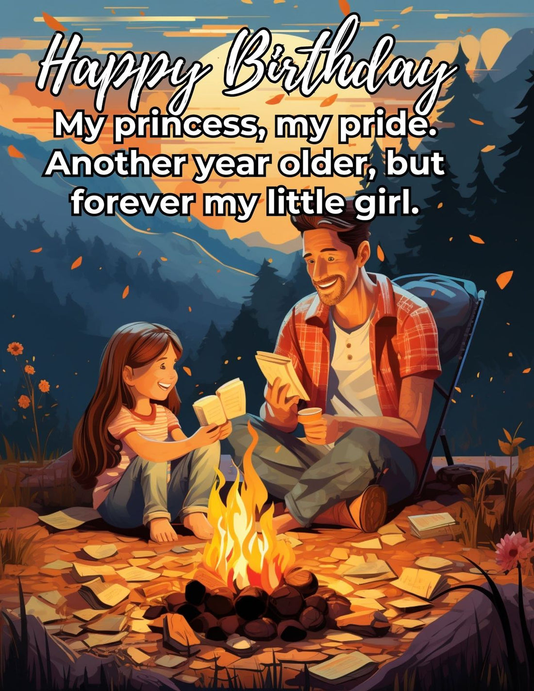 Heartfelt Birthday Wishes for Daughter from Dad 2025 Edition