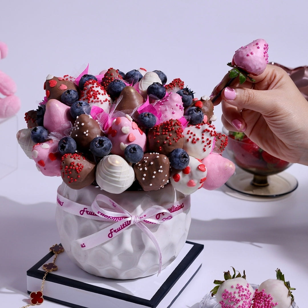 Chocolate Dipped Strawberry Bouquets