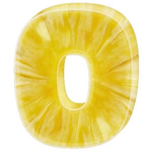 Edible Pineapple Numbers