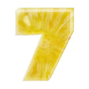 Edible Pineapple Numbers